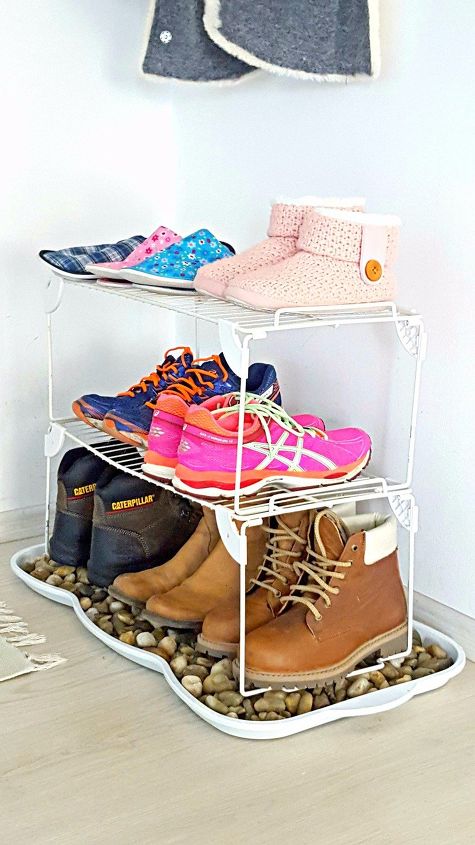 s these bloggers came up amazing organization ideas, DIY Shoe Storage