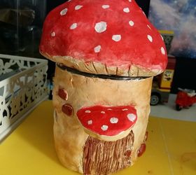 mushroom fairy jar
