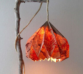 21 small things you can do to beautify your home this weekend, Grocery Bag Pendant Lamp
