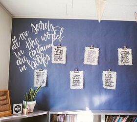 21 small things you can do to beautify your home this weekend, Canvas Clipboard Text Art
