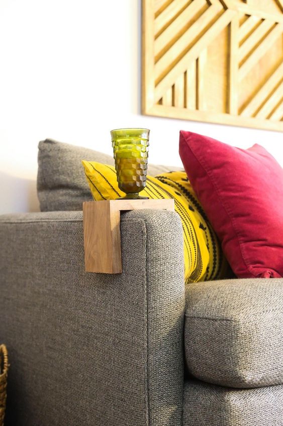 21 small things you can do to beautify your home this weekend, Sofa Arm Table