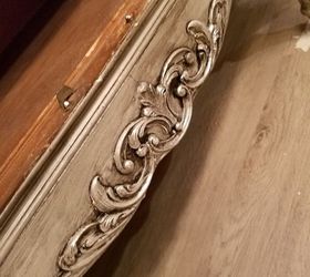 boutique counter from an old door, Pearl Effects added some shimmer