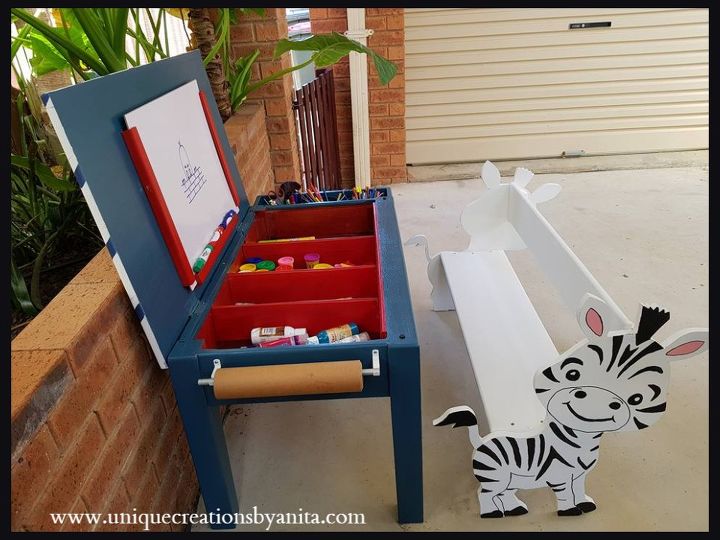 how to make a super cute bench for kids, Animal Bench