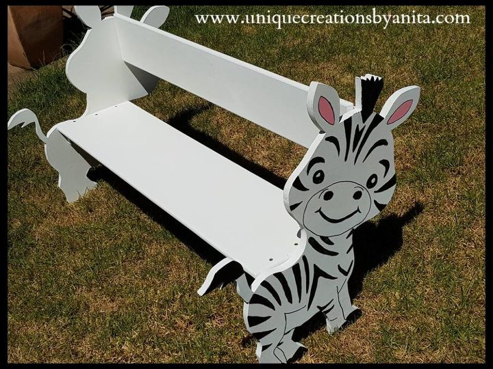 how to make a super cute bench for kids
