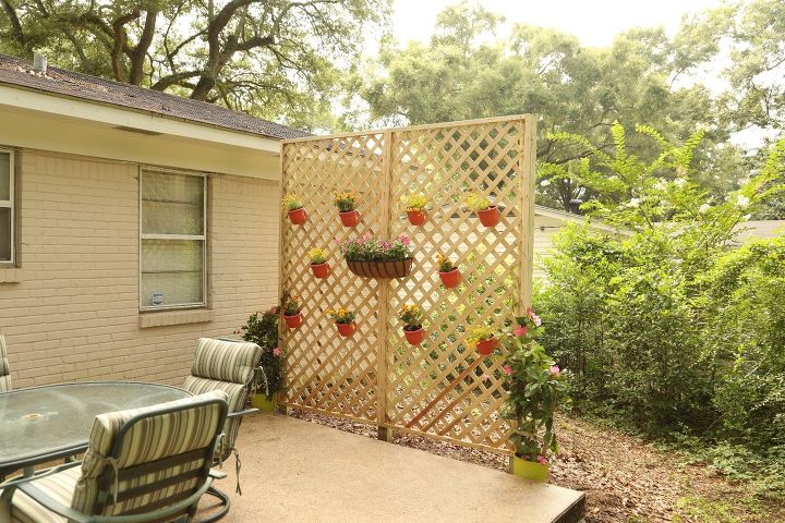 s upgrade your backyard with these 30 clever ideas, Give your backyard privacy with lattice