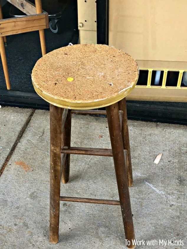 Upcycled Bar Stool Your Cat Will Love, Upcycled Bar Stools