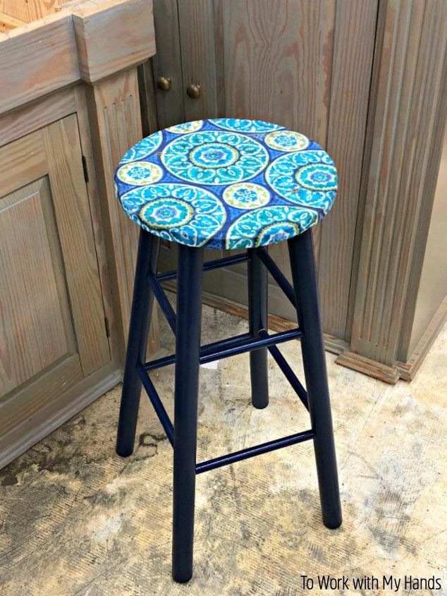 upcycled bar stool your cat with love this