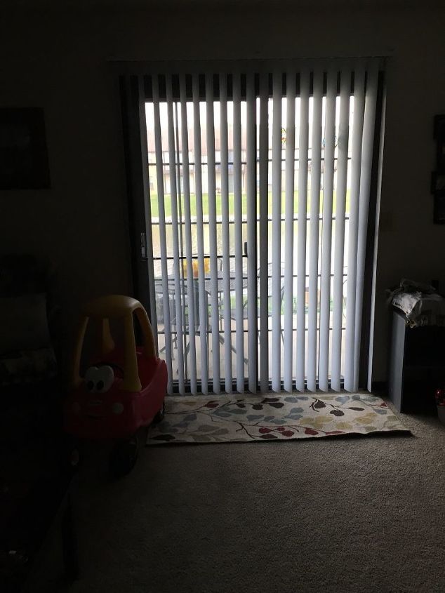 q need and idea for window treatment for a sliding patio door
