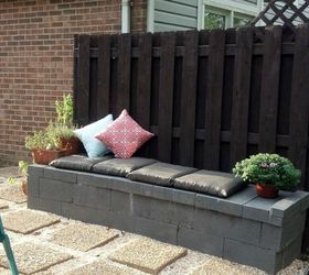 15 genius ways to use cinder blocks in your garden, Build a private corner for backyard BBQ s