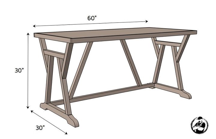 escritorio truss, Dimensiones