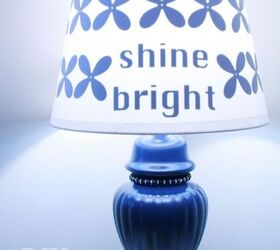 s spruce up your plain lamp with one of these great ideas, A Fun Message Makeover