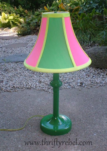 s spruce up your plain lamp with one of these great ideas, A Highlighter Marker Makeover