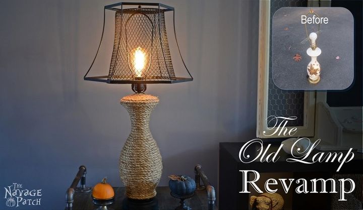 s spruce up your plain lamp with one of these great ideas, An Old Lamp Makeover