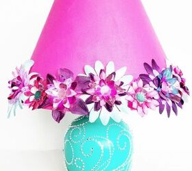 s spruce up your plain lamp with one of these great ideas, A Makeover For A Little Girl s Room