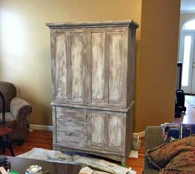 outdated tv armoire