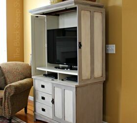 outdated tv armoire