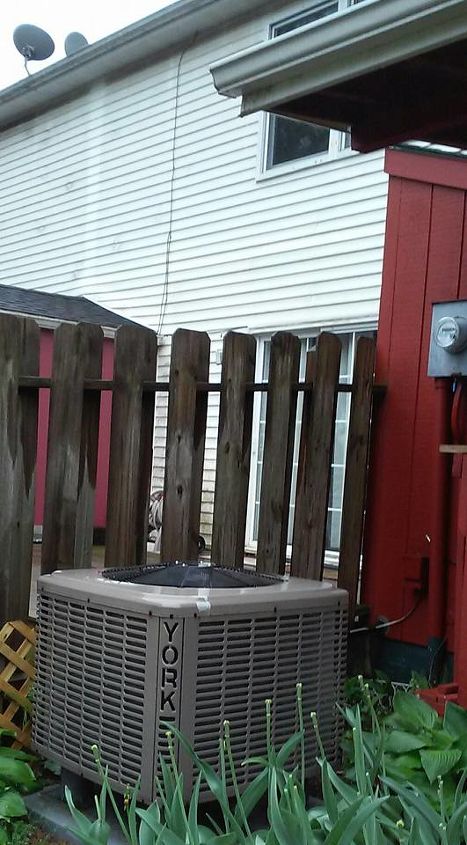 how can i build a roof over outside ac unit