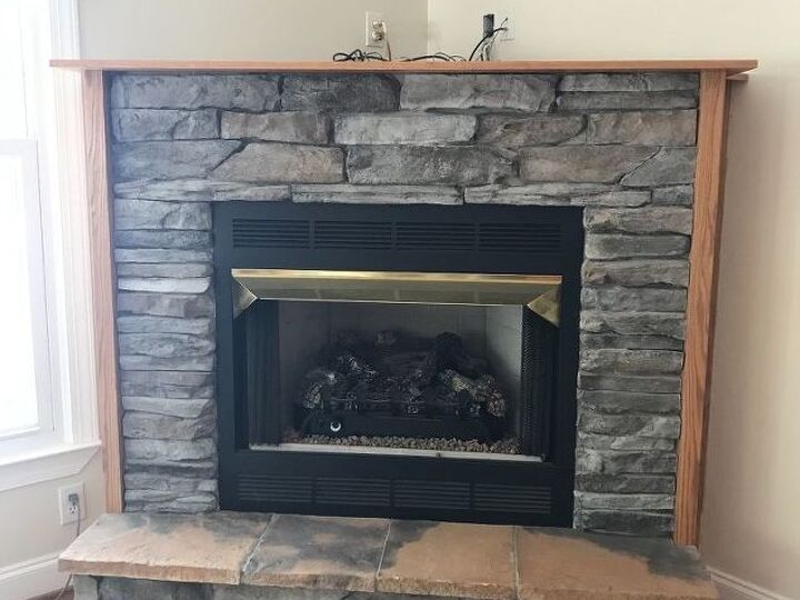 q remodeling a fireplace