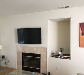 Cutout Space In Living Room For Tv