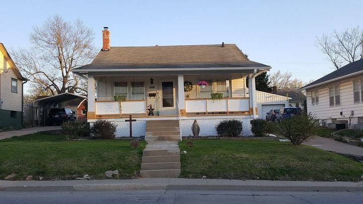 q front yard fower bed and bank help