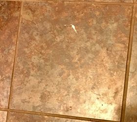 q how to repair a porcelain floor tile