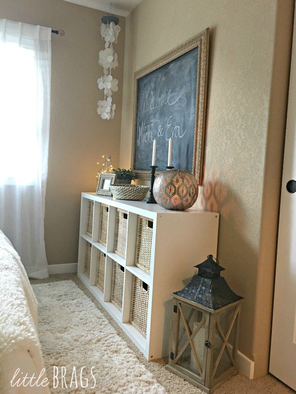a guest bedroom make over with boho accents