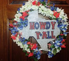 Howdy Y'all Texas Wreath Tutorial
