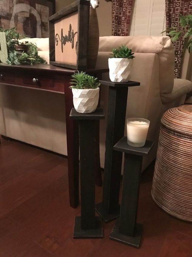 floor size candle stick holders