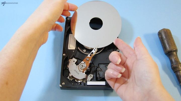 reloj de disco duro de ordenador