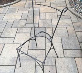 How do I cover this wrought iron metal chair Hometalk