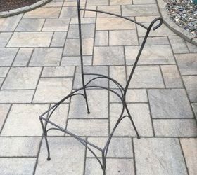 how do i cover this wrought iron metal chair