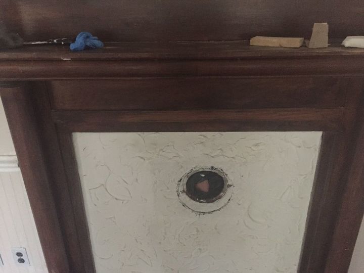 q where can i find covering for interior chimney hole