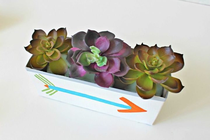recycled succulent planter