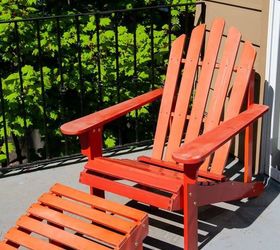 how to spray paint wooden adirondack chairs
