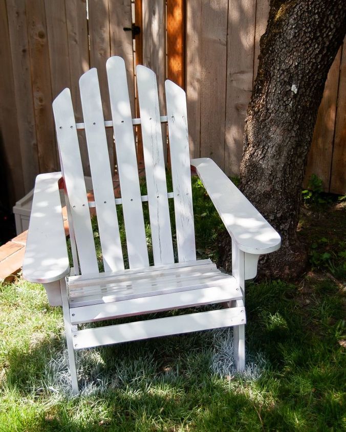 como pintar cadeiras de adirondack de madeira com spray