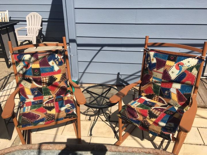 sillas de patio fun makeover