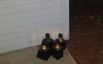 Outdoor Solar Lights From Leftover Materials