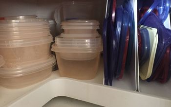 IKEA Desk File Holder Used to Organize Tupperware in Your Cupboard