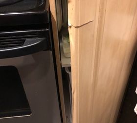 what can we do about laminate peeling near the oven heat