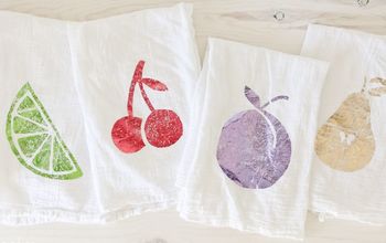 DIY Fruit Tea Towels