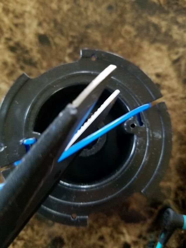 restringing a weed whacker