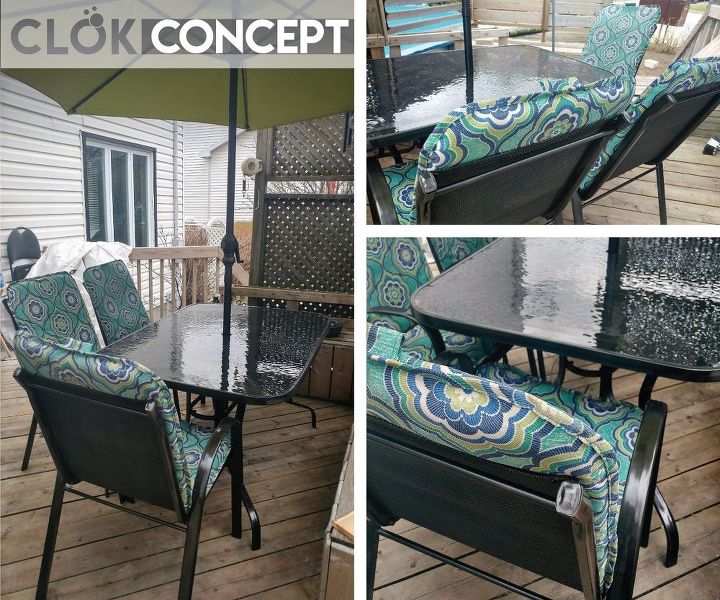 a new life for an old patio set