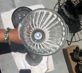 How she uses old solar lights for the cutest spring accessory