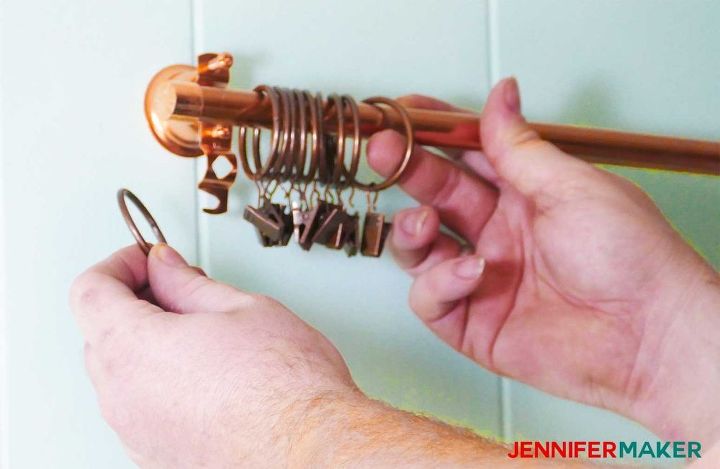 easy copper pipe curtain rods