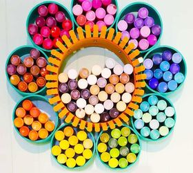 craft supply storage wallflower from pvc pipes