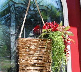 60 second basket wreath on a budget