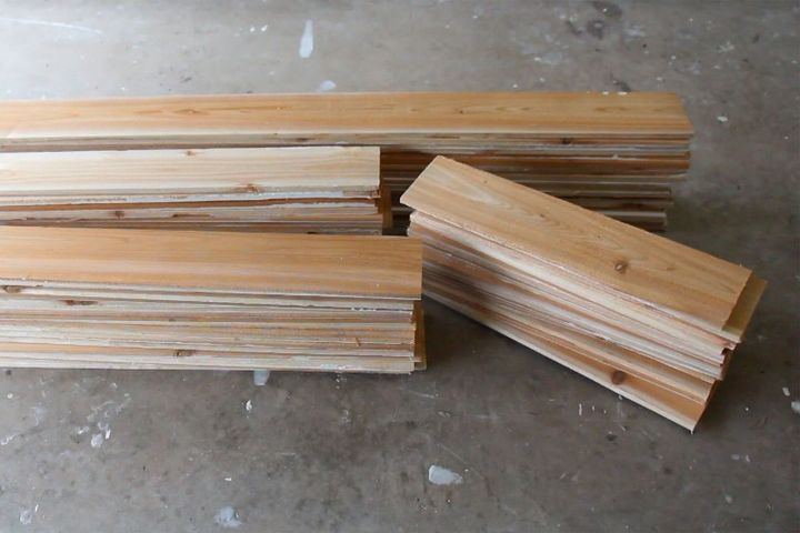 diy wood plank wall with chalk paint