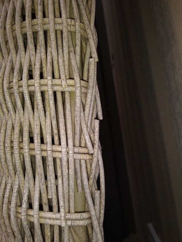 how do you fix the little broken wicker pieces on wicker furniture