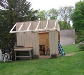 q organize a brand new shed still building
