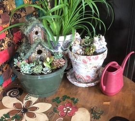 boring flower pot to beautiful bunny garden
